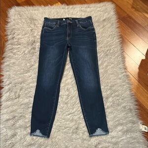 Kut from the kloth Connie high rise fab ab‎ ankle skinny cut off jeans